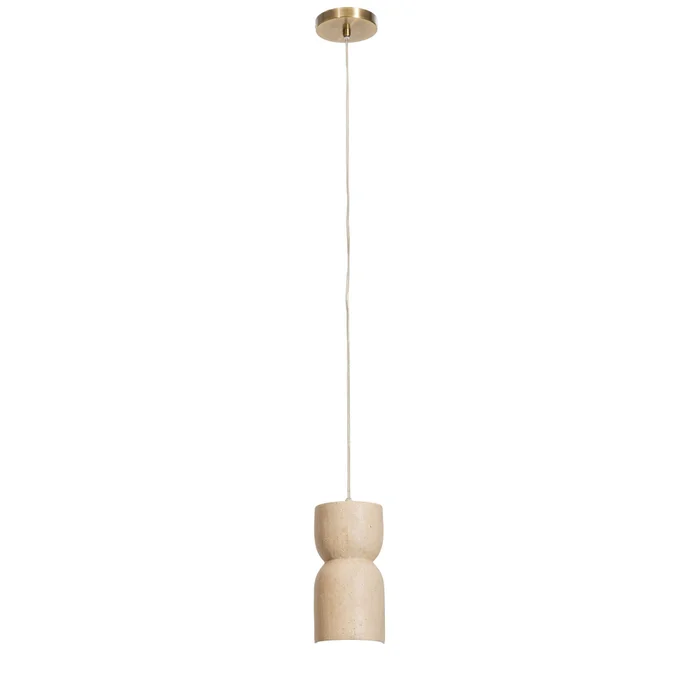 Lámpara De Techo Stone Natural/beige Piedra Fm7ubsrscl en Blanco - Lámparas colgantes, Uruguay | Divino, vista 2