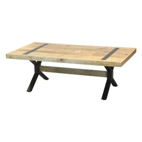 M-13 Mesa ratona 130x70x45 en Madera natural - Mesas de living, Uruguay | Victoriana