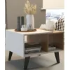 Mesa de centro 2 estantes Blanco/Dakar - Mesas de living, Uruguay | Que Sal Muebleria, vista 3 de 3