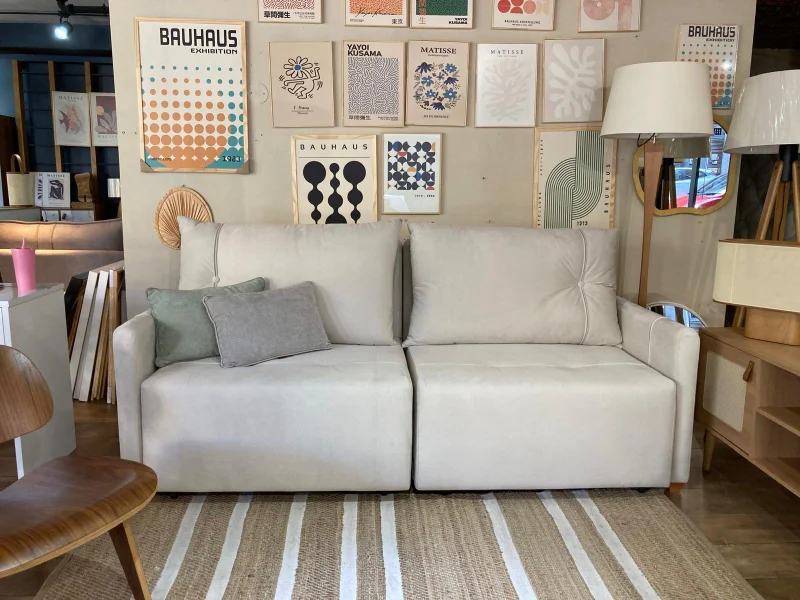 Sofá Cama Gramado 220cm – Beige Easy Clean en Beige - Sillones y sofás, Uruguay | Berna Home, vista 11