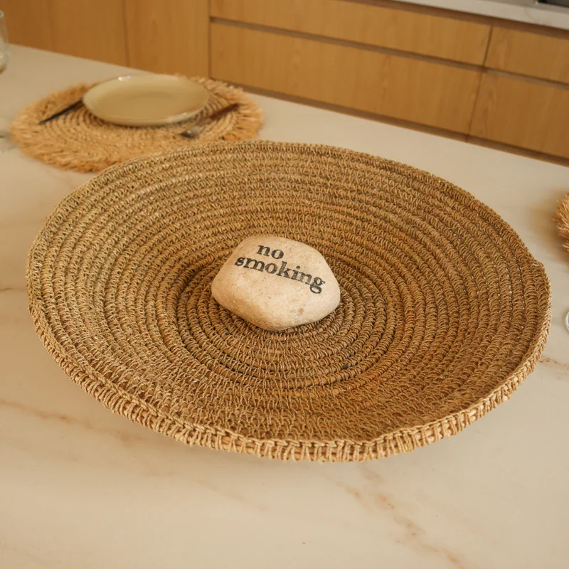 Espejo de Fibra Natural Noele L - Decoración de pared, Uruguay | Casakos, vista 4