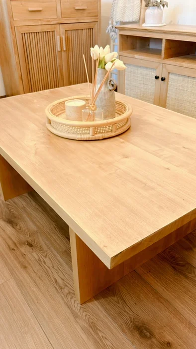 Mesa ratona rectangular en Madera natural - Mesas de living, Uruguay | Decoramuss, vista 2