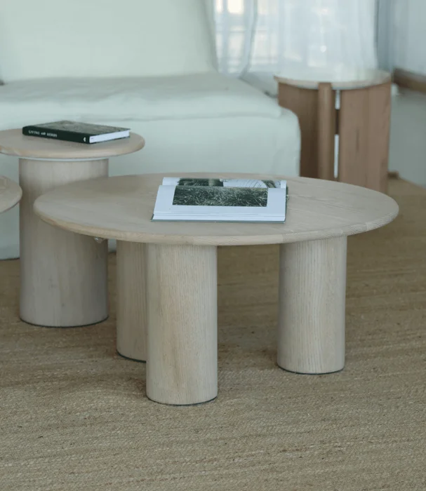 MESA CENTRO EMMA ROBLE en Madera natural - Mesas de living, Uruguay | Masinfinito Casa, vista 3