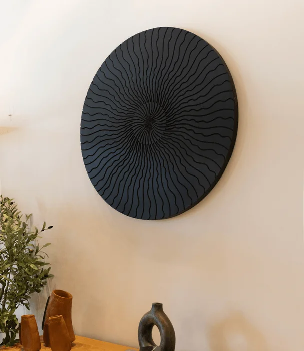 ARTE TRIBAL 90X90 WALNUT NEGRO en Negro - Espejos, Uruguay | Masinfinito Casa, vista 3