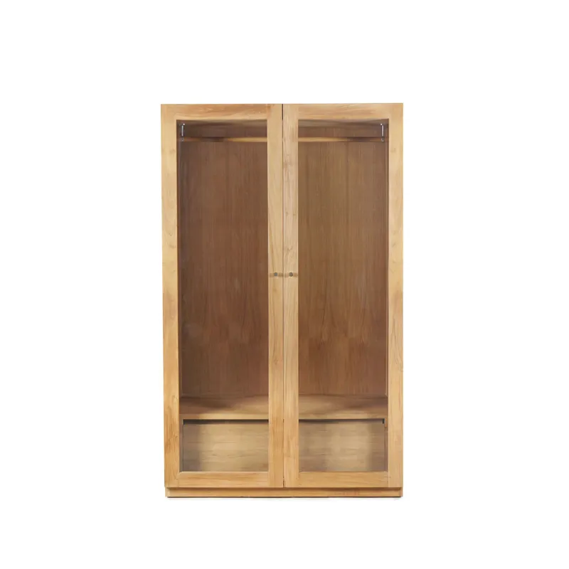 PLACARD MANANTIALES H200 TEKA NATURAL en Madera natural - Roperos y placares, Uruguay | Masinfinito Casa