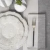 MANTEL RAYAS GRUESAS GRIS OSCURO Y BLANCO en Multicolor - Textiles, Uruguay | Sentido Jose Ignacio, vista 1 de 3