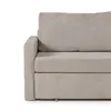 Sofá Cama Lucca - Tela Microfibra - Berlin 05 (Ceniza) en Gris - Sillones y sofás, Uruguay | NYR, vista 3 de 6