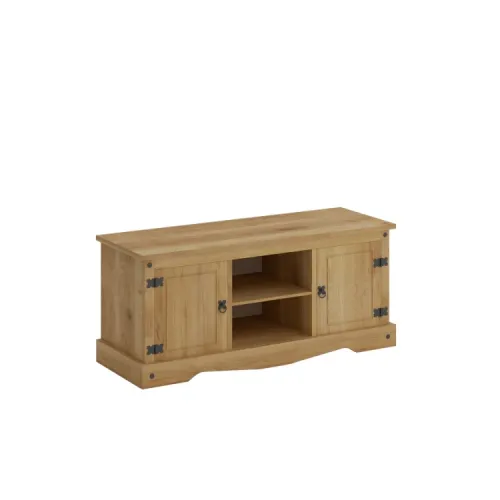 Rack 2 Puertas Linea Rústica 1.60 Mts Miel - Muebles para TV, Uruguay | Albanés