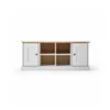 Rack de tv - 2 Puertas - 2 Estantes - Línea Colonial - Blanco en Blanco - Muebles para TV, Uruguay | Ecowood, vista 4 de 4