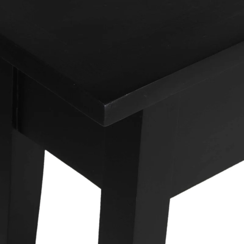 Consola Mdf-y-madera Negro Retro en Negro - Mesas de living, Uruguay | Divino, vista 5