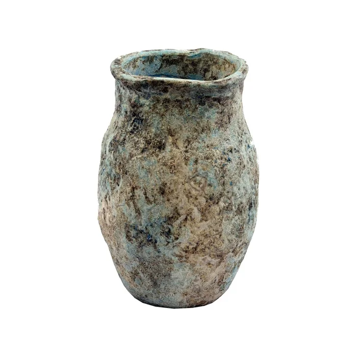 Jarrón Decorativo Cesar Terracota Azul Azúl Sucio en Azul - Jarrones, Uruguay | Divino