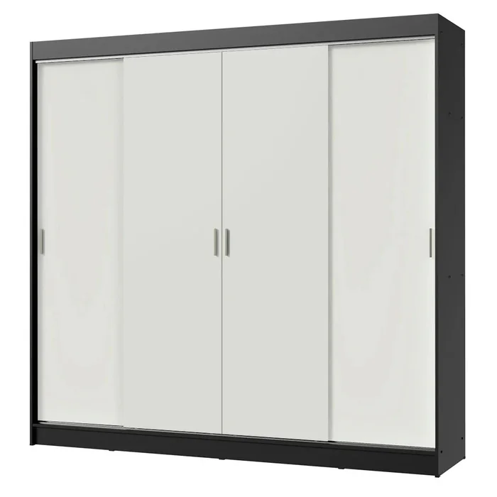 Ropero Placard Matrimonial Austin 4 Puertas Corredizas 215cm en Blanco - Roperos y placares, Uruguay | Balton, vista 19
