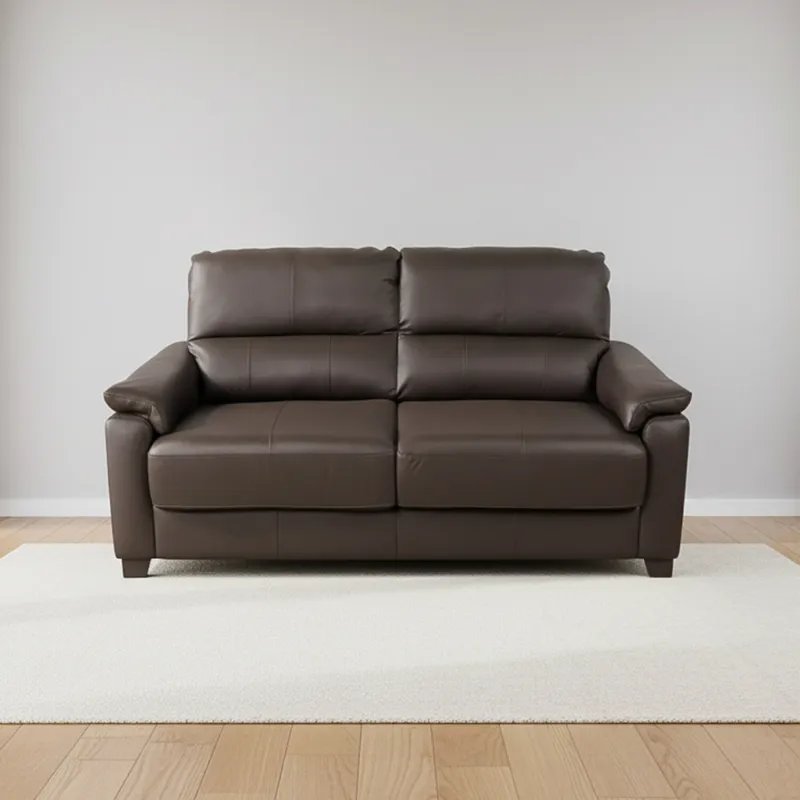 Sofa 2 Cuerpos Cuero-100-natural Marron Venecia Choc. en CHOC. - Sillones y sofás, Uruguay | Divino