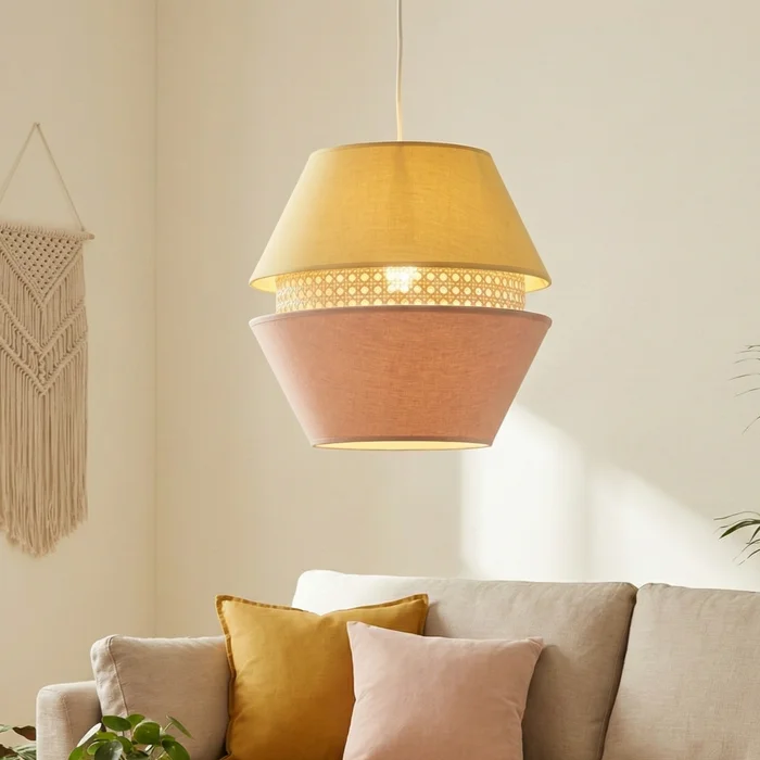 Chroma Duo Pendant – Yellow & Rose en Multicolor - Lámparas colgantes, Uruguay | La Perla, vista 2