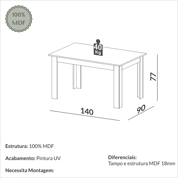 Mesa de Comedor Anton - Mesas de comedor, Uruguay | Casa Brava, vista 2