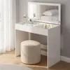 Escritorio Tocador Blanco con Espejo 2 en 1 - Organiza y Decora, Uruguay | Mulata, vista 3 de 4