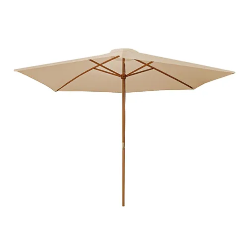 Sombrilla - Madera Natural - Beige en Beige - Muebles para el exterior, Uruguay | Rústico Hogar