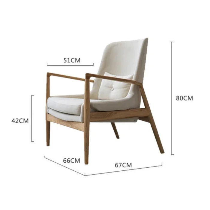 Butaca Nordica Zen en Beige - Butacas, banquetas y puffs, Uruguay | La Cueva Muebles, vista 3