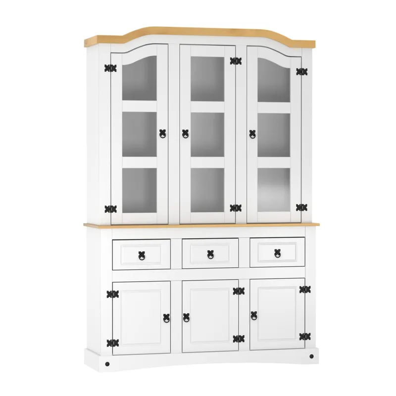 Modular Linea Mexicana Madera 6 Puertas 3 Cajones Blanco en Blanco - Muebles, Uruguay | Soy Hogar