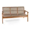 SOFA TRACO 3 LUGARES CUERDA RAMI 155x72x84CM JATOBA - Muebles para el exterior, Uruguay | Vinibel, vista 1 de 5