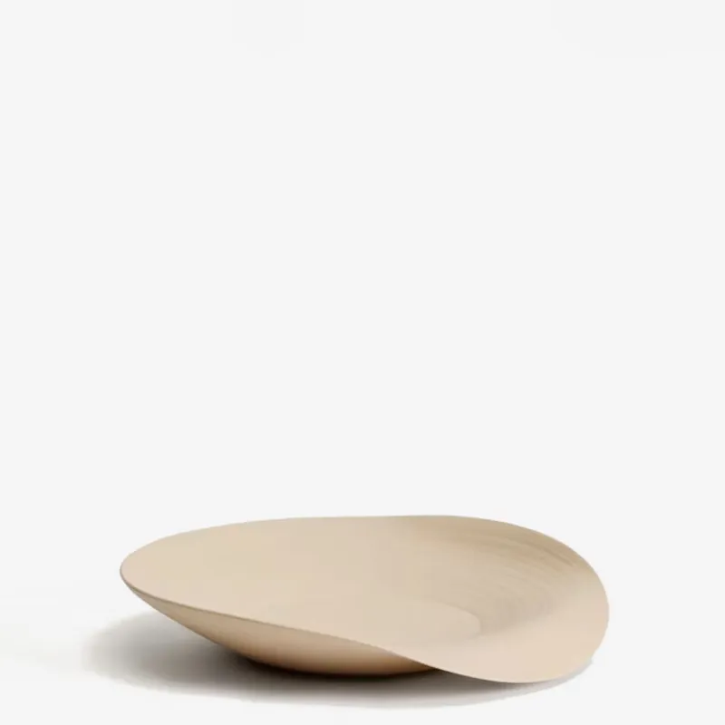 Centro de mesa Ebenor de cerámica beige Ø 40 cm en Beige - Jarrones, Uruguay | Kavehome