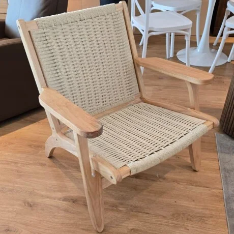 Promo 2 Butacas nórdicas estilo Hans Wegner en Beige - Butacas, banquetas y puffs, Uruguay | La Cueva Muebles, vista 8