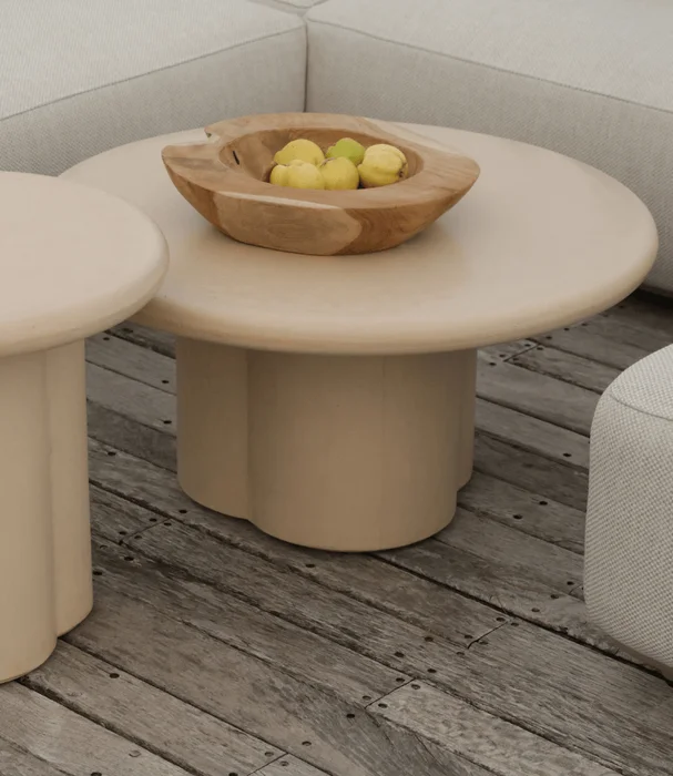MESA LIVING OLBIA en Beige - Muebles para el exterior, Uruguay | Masinfinito Casa