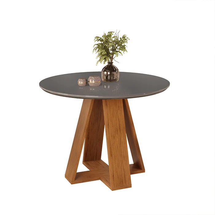 Mesa de Comedor Redonda Blanca Línea Paris en Blanco - Mesas de comedor, Uruguay | Ecowood, vista 6