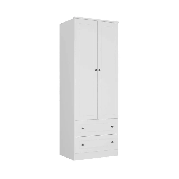Placard 2 Puertas Mdf Blanco Americano Plus en Blanco - Roperos y placares, Uruguay | Divino, vista 4