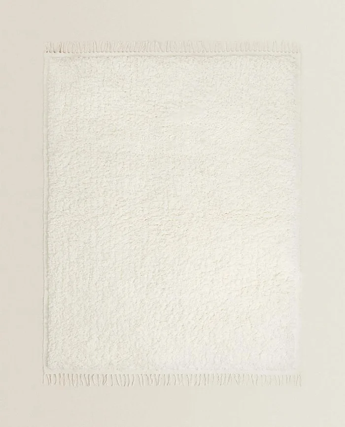 ALFOMBRA RECTANGULAR ALGODÓN TEXTURA en Blanco - Alfombras, Uruguay | Zara Home, vista 2