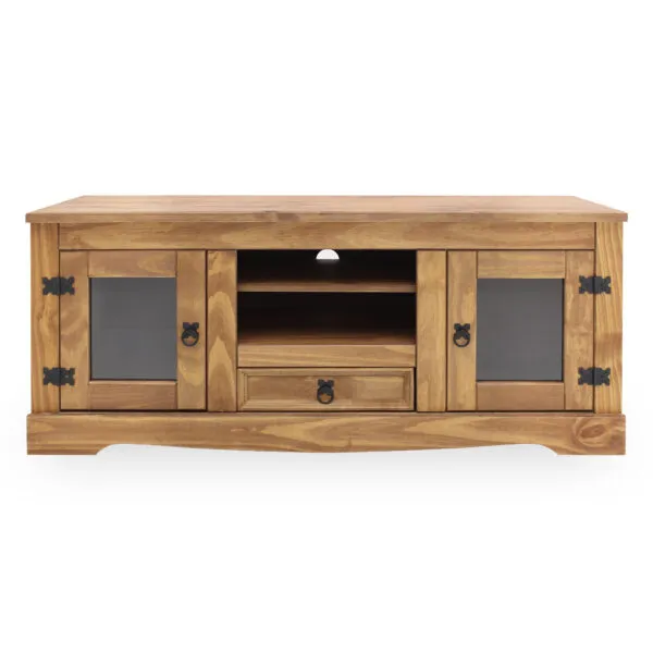 Rack L/Da Vinci en Madera natural - Muebles para TV, Uruguay | Palermo Casa Deco