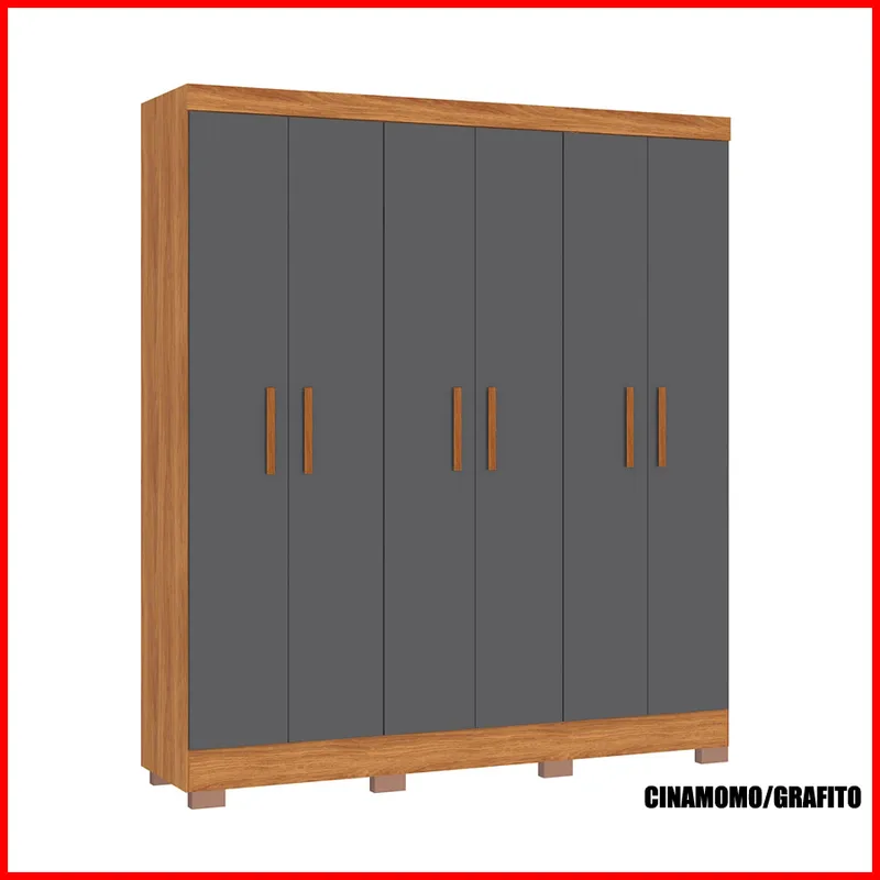 Placard 6 puertas – Cancun - Roperos y placares, Uruguay | Punto Unión
