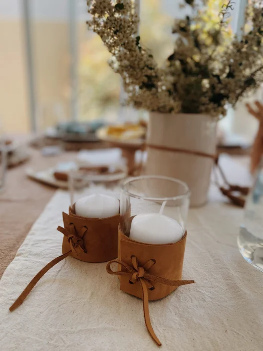 Velas lazo – Set x2 en Marrón - Decoración, Uruguay | Dreams On Time, vista 7