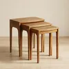 Set Mesas Madera Marron Vintage Castaño en Marrón - Mesas de living, Uruguay | Divino, vista 1 de 6