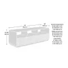 Rack para tv 60" Sauder en Blanco - Muebles para TV, Uruguay | Ecowood, vista 5 de 5