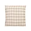 Almohadon Algodon Multicolor Cuadrillé Beige Azul en BEIGE AZUL - Textiles, Uruguay | Divino, vista 1 de 2