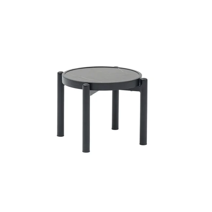 Mesas Centrales Nido Aluminio Negro Everest en Negro - Muebles para el exterior, Uruguay | Divino, vista 3