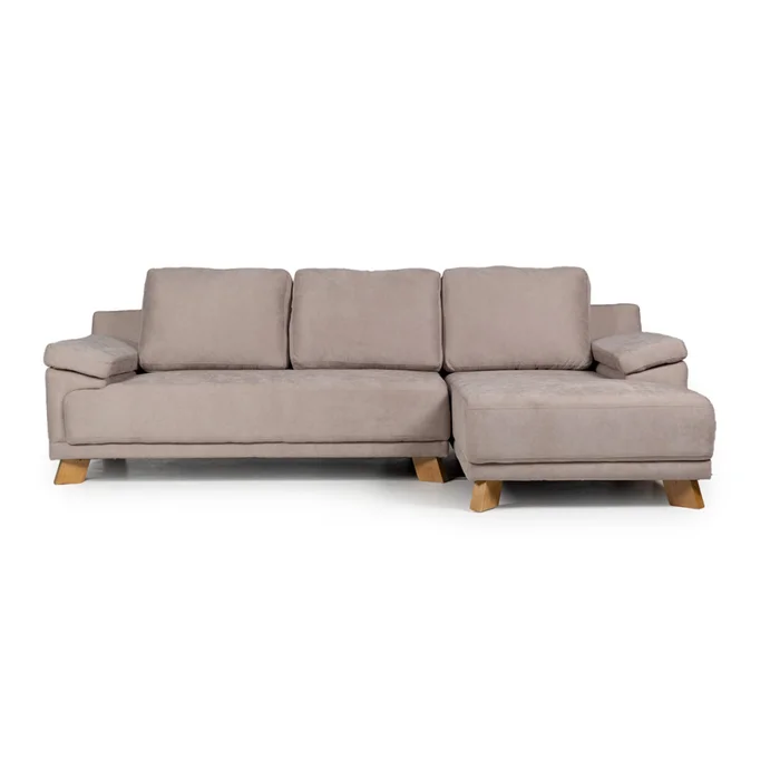 Rinconera Adalia - Tela Microfibra - Chaise derecho - 9249 (Tostado) en Beige - Sillones y sofás, Uruguay | NYR, vista 2