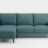 Sofa con Chaise MORGAN - Petróleo en Azul - Sillones y sofás, Uruguay | Finkel, vista 1 de 2