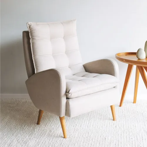 Butaca Balance Fija - Beige en Beige - Butacas, banquetas y puffs, Uruguay | Fabrica Italiana