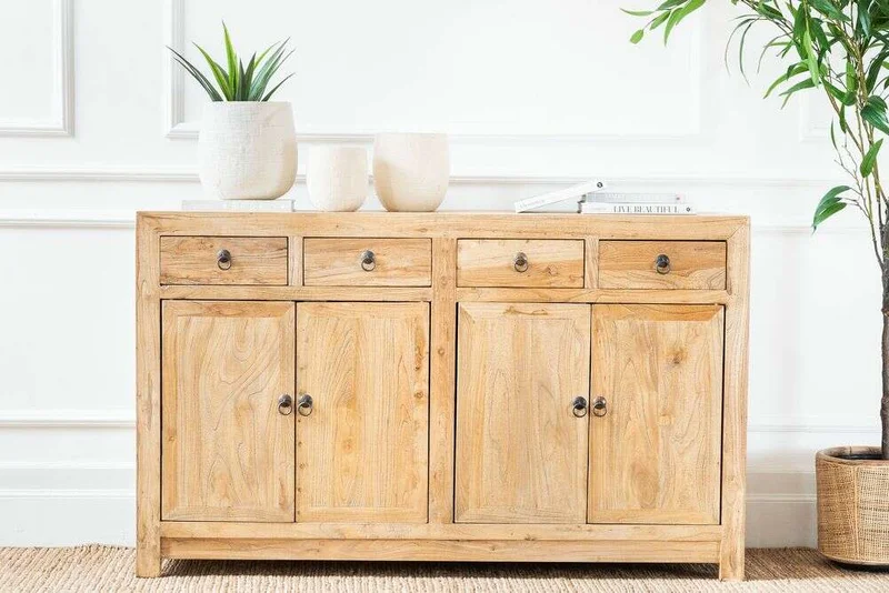 APARADOR DE OLMO MACIZO - 1.50 MTS en Madera natural - Bibliotecas, Uruguay | La Iberica, vista 17