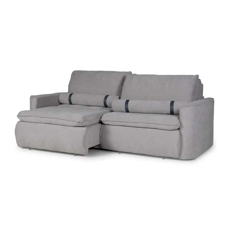 Sofá Cama Sense - Tela Microfibra - Berlin 05 (Ceniza) en Gris - Sillones y sofás, Uruguay | NYR, vista 3