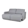 Sofá Ravena (Rebatible) - Tela Microfibra - 9252 (Gris) en Gris - Sillones y sofás, Uruguay | NYR, vista 4 de 6