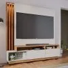 Rack Tv Panel Led Lcd Mueble Living Comedor Humaita en OFF WHITE MATTE/FREIJO - Escritorios y sillas de escritorio, Uruguay | Soy Hogar, vista 6 de 10