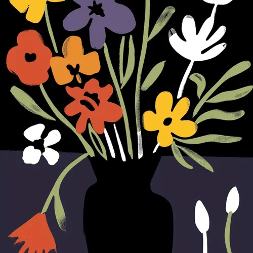 Dark Bloom en Multicolor - Láminas, Uruguay | Mara Estudio