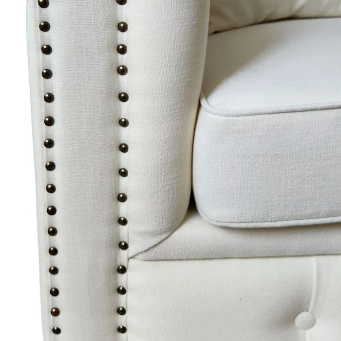 Sillon 3 cuerpos Chester en Blanco - Sillones y sofás, Uruguay | La Cueva Muebles, vista 5