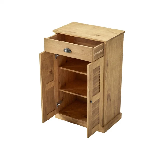 Zapatera - 2 Puertas - 1 Cajón - Línea Oslo - Natural en Madera natural - Aparadores y recibidores, Uruguay | Ecowood, vista 2