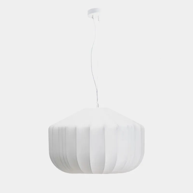 Lámpara de techo Somar de fibras sintéticas y varillas de acero Ø51 cm en Blanco - Lámparas colgantes, Uruguay | Kavehome