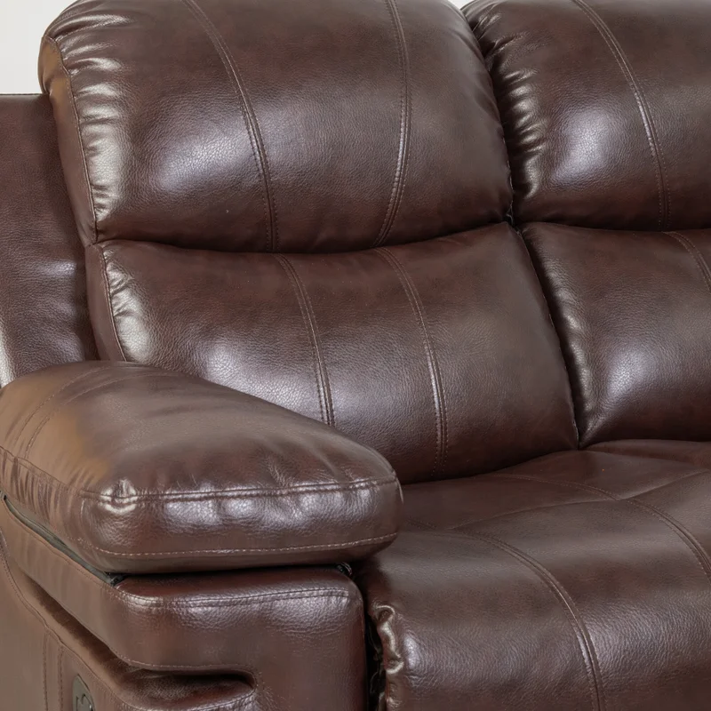 Sillón Reclinable 2 Cuerpos Pu Marron Mr2138 Choc. en Marrón - Sillones y sofás, Uruguay | Divino, vista 5