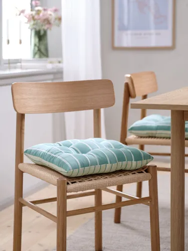 Almohadón de asiento MISTEL 40x40x7 azul en Azul - Textiles, Uruguay | JYSK